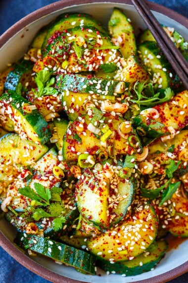 Korean cucumber salad recipe