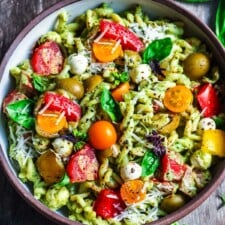Creamy Pesto Pasta Salad-image