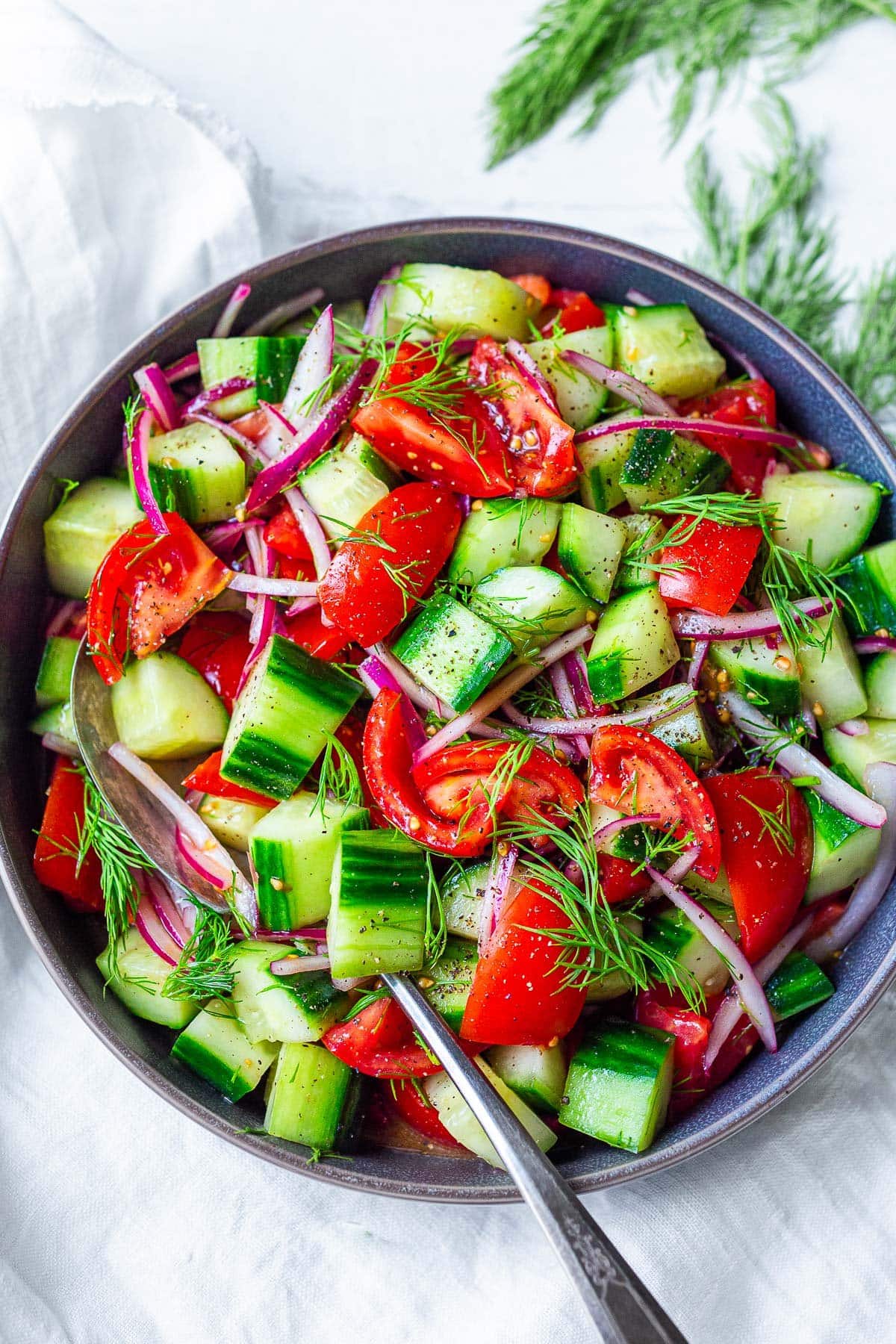 Tomato & cucumber Salad 