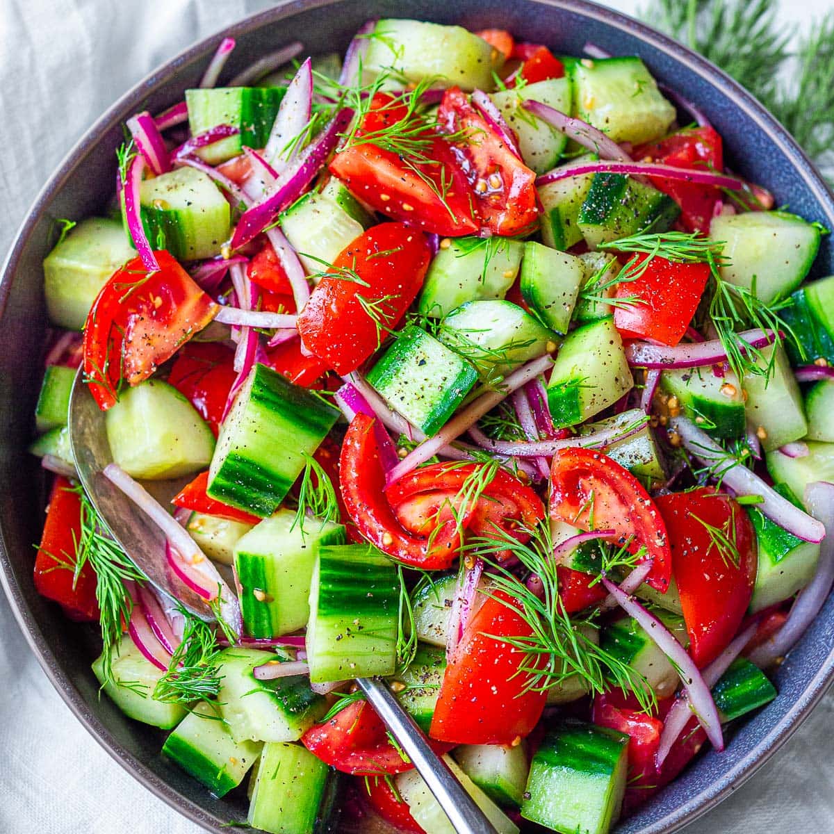 Tomato Cucumber Salad Recipe
