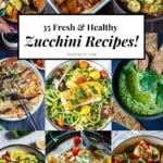 Here is a collection of our best zucchini recipes that you'll want to make all summer long- zucchini dinner ideas, zucchini sides, zucchini soup + more!