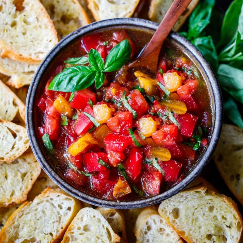 Are you looking for the perfect recipe for Tomato Bruschetta? Here are a few tips to elevate this classic summer appetizer!