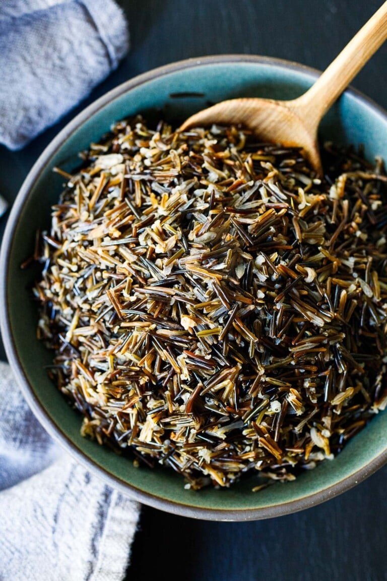 New to wild rice? Here is everything you need to know about this highly nutritious grain; ways to cook it, ways to use it and why it's so good for us! This wild rice recipe is simple, tasty and nutritious. Vegan, Gluten-free.