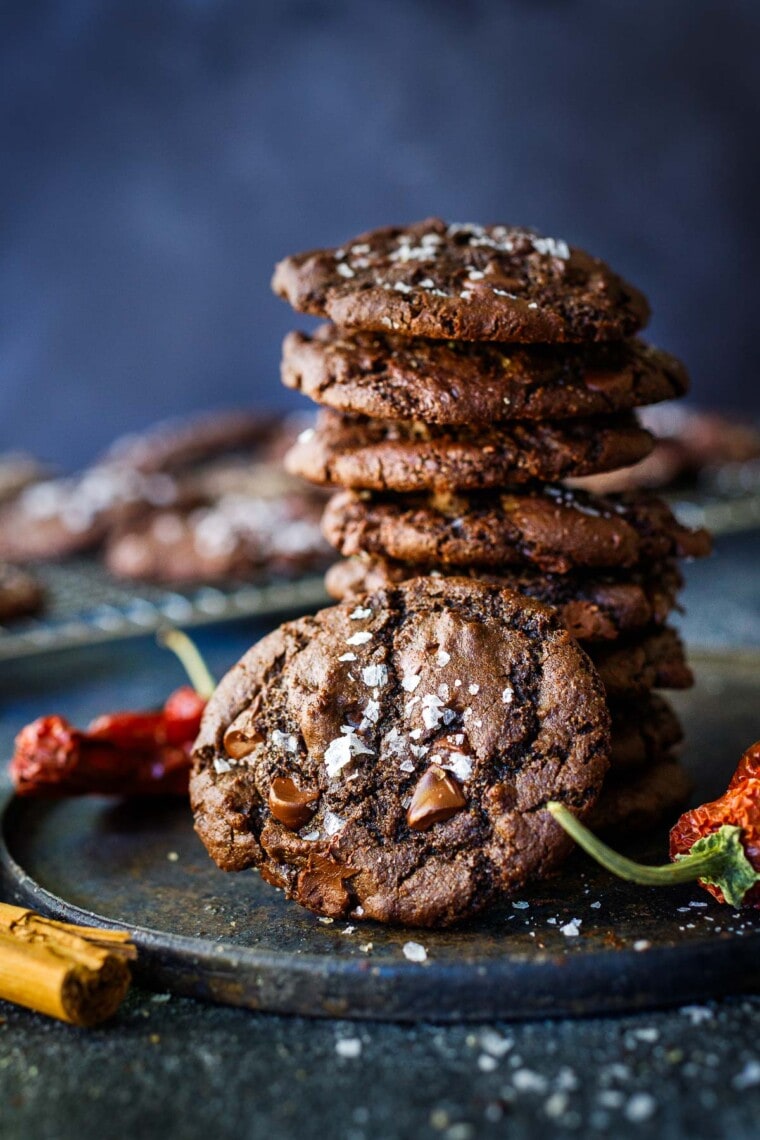 Double Chocolate Chip Cookies (Video) | Feasting At Home