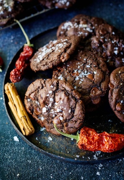 Double Chocolate Chip Cookies (Video) | Feasting At Home