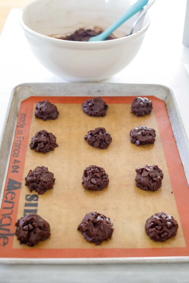 Double Chocolate Chip Cookies (Video) | Feasting At Home