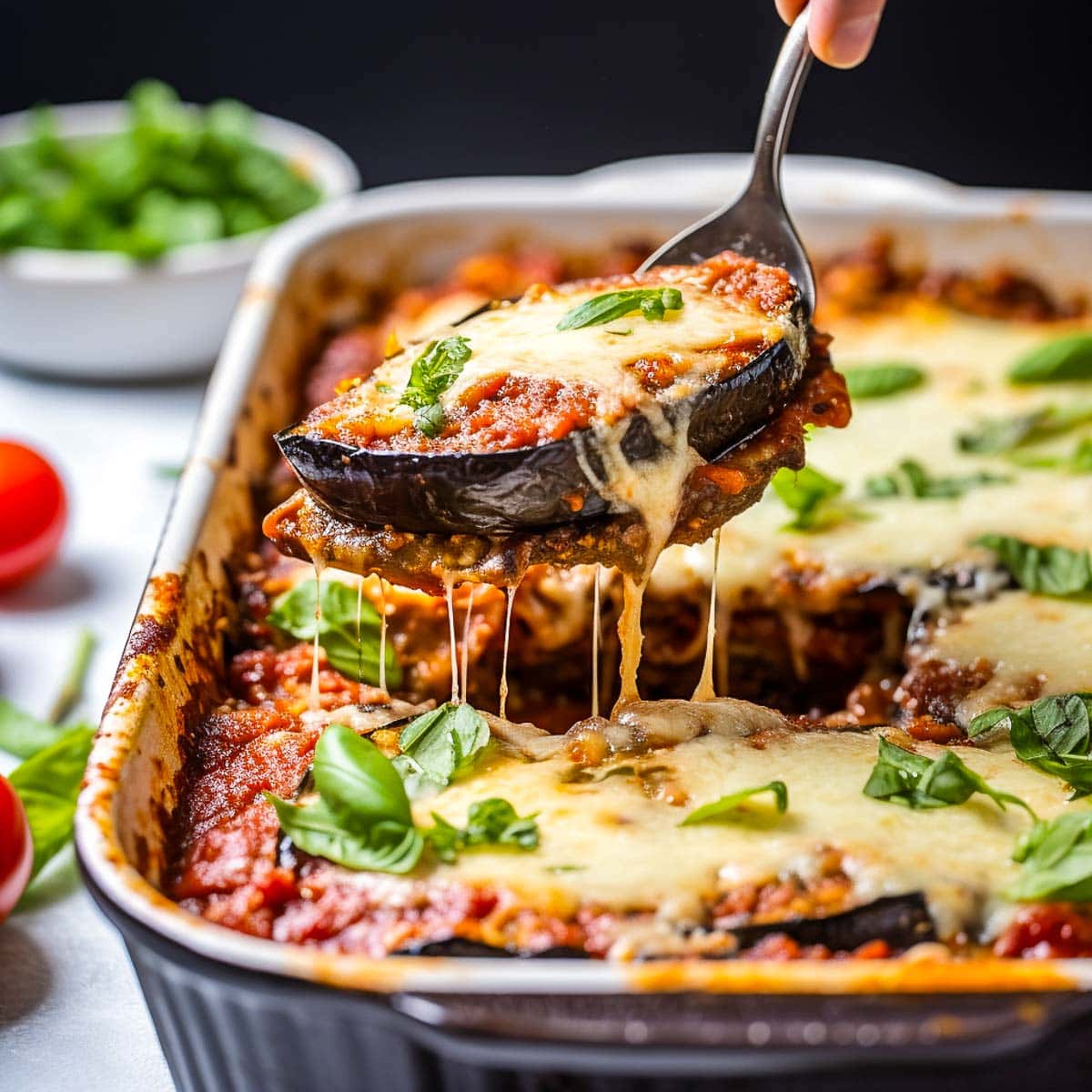Eggplant Parmesan + 25 Favorite Eggplant recipes the whole family will love-from Eggplant Parmesan, to Moussaka, to Baba Ganoush and everything in between, you'll find inspiration here! 