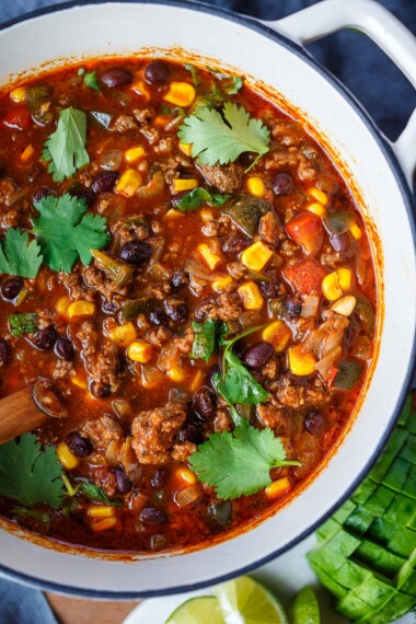 Southwest Taco Soup | Feasting At Home