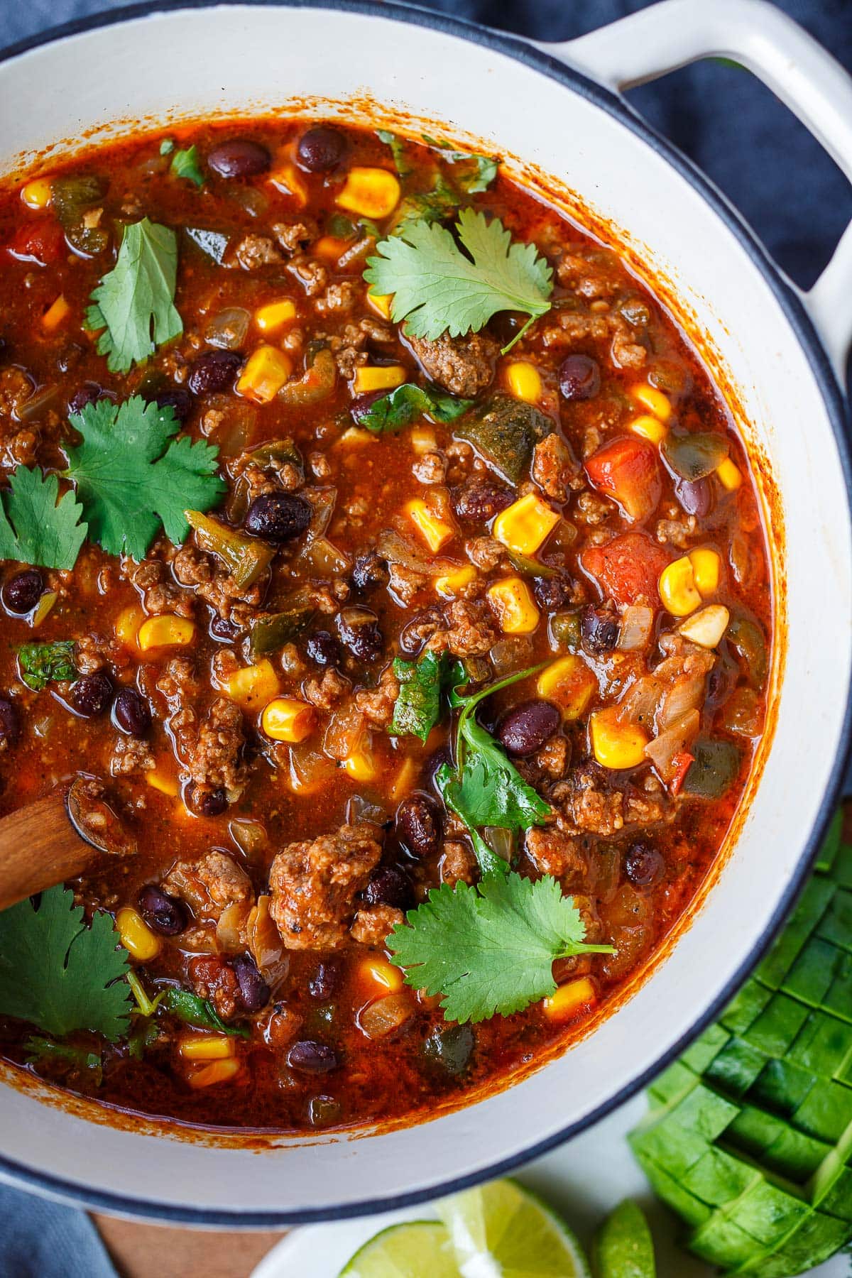 Taco soup is a hardy, flavorful, and versatile one-pot dish packed with healthy ingredients, perfect for a comforting and satisfying meal. Vegetarian adaptable and gluten-free.