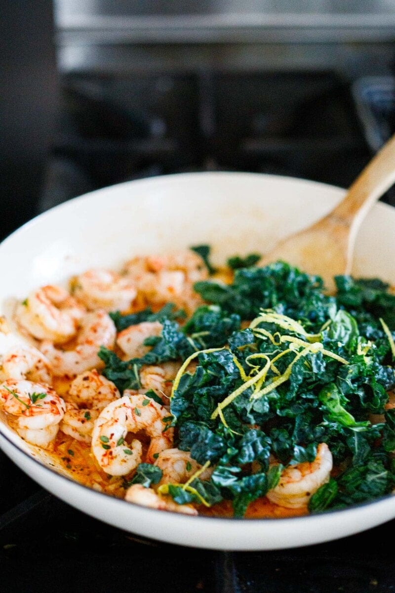 Lemon Garlic Shrimp Pasta | Feasting At Home
