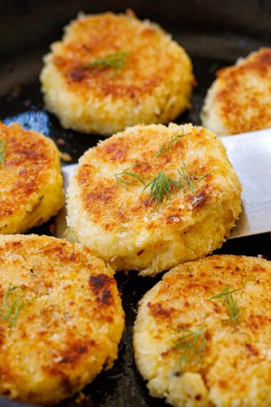 leftover mashed potato cakes