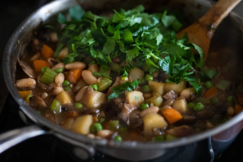 Add fresh parsley