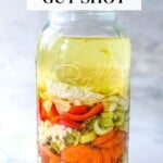 Rich in probiotics, the Gut Shot is a fermented vegetable drink that supports gut health by creating diversity in the microbiome—an easy step-by-step guide using veggies you already have with just 15 minutes of hands-on time.