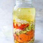 Rich in probiotics, the Gut Shot is a fermented vegetable drink that supports gut health by creating diversity in the gut microbiome—an easy step-by-step guide using veggies you already have with just 15 minutes of hands-on time.