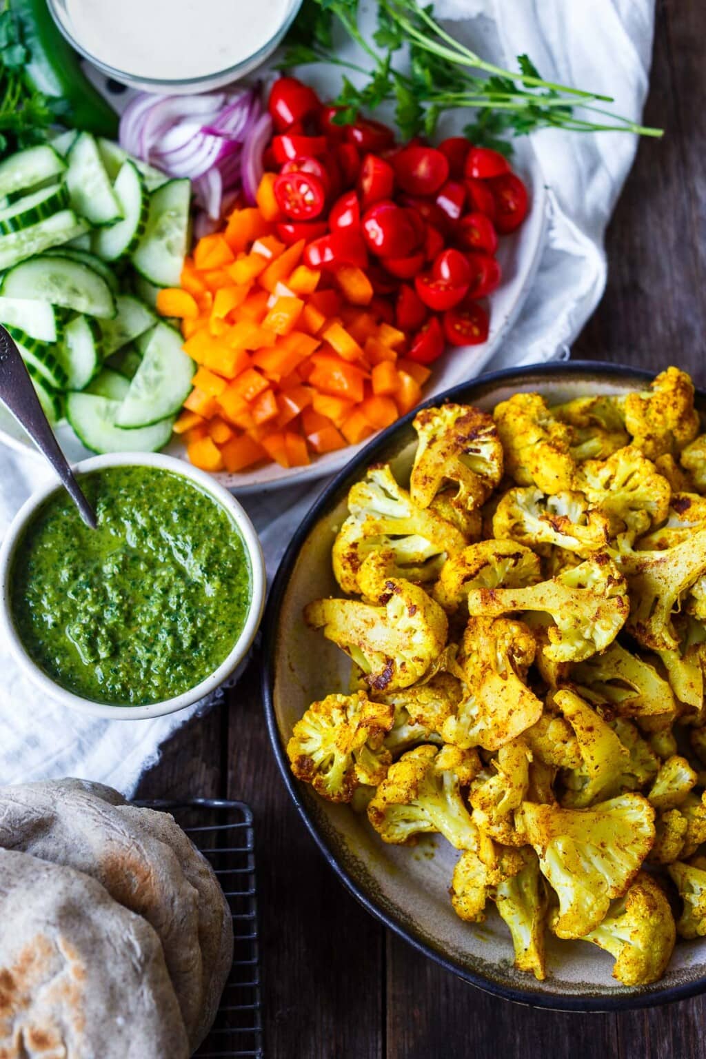 Cauliflower shawarma recipe feasting at home