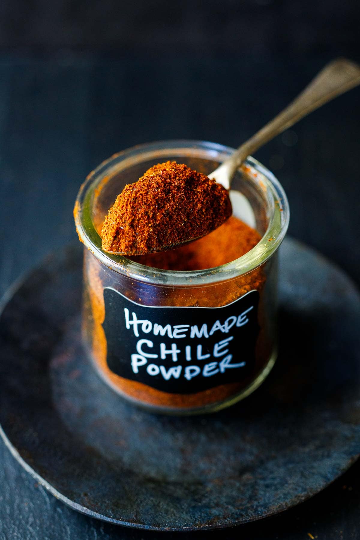 How to make your own homemade Chile Powder using dried chilies in just a few minutes! Easy, customizable, and deliciously flavorful!