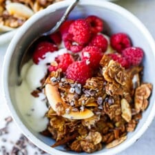 Healthy Dark Chocolate Granola