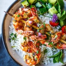 Grilled Lemongrass Shrimp
