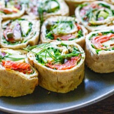 Smoked Salmon Lavash Wraps-image