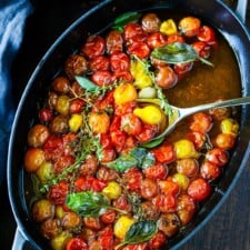 Tomato Garlic Confit (Roasted Cherry Tomatoes)