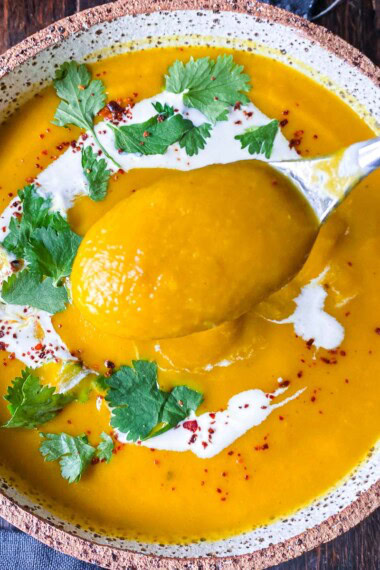 ginger and carrot soup