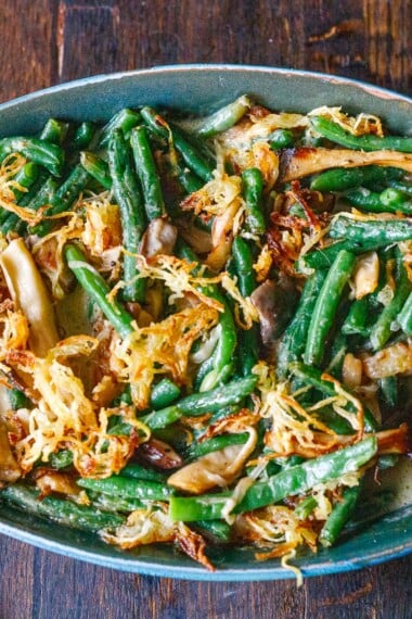 Chef's perfected Classic Green Bean Casserole Recipe