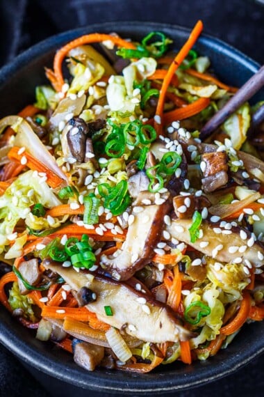 egg roll in a bowl