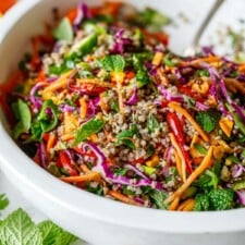 Thai Quinoa Lentil Salad