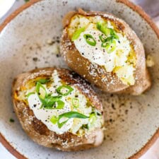 Baked Potato in The Oven