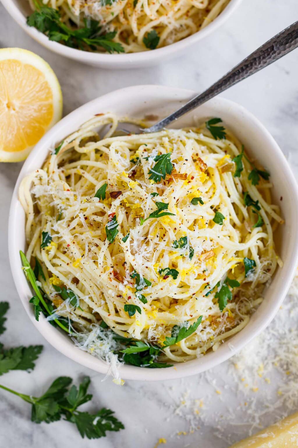 Easy pesto pasta recipe with fresh basil feasting at home