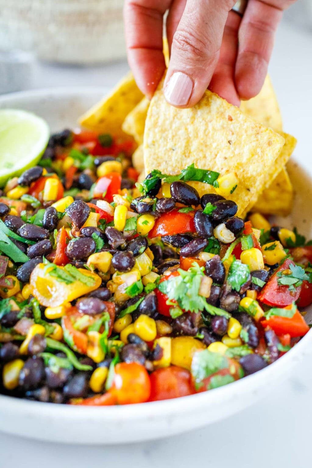 The Best Black Bean Salsa | Feasting At Home