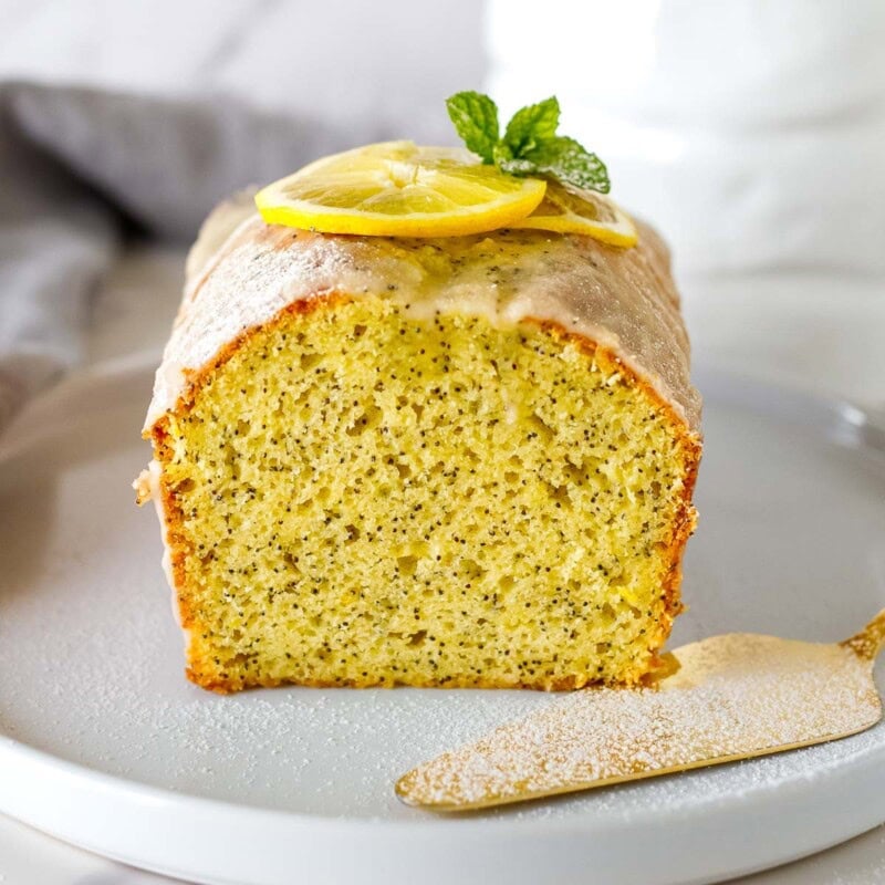 lemon Poppy Seed Cake with Lemon Glaze