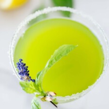 Basil Bee Cocktail