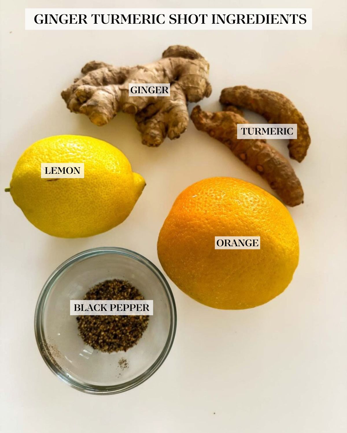 Ingredients in Immunity shots