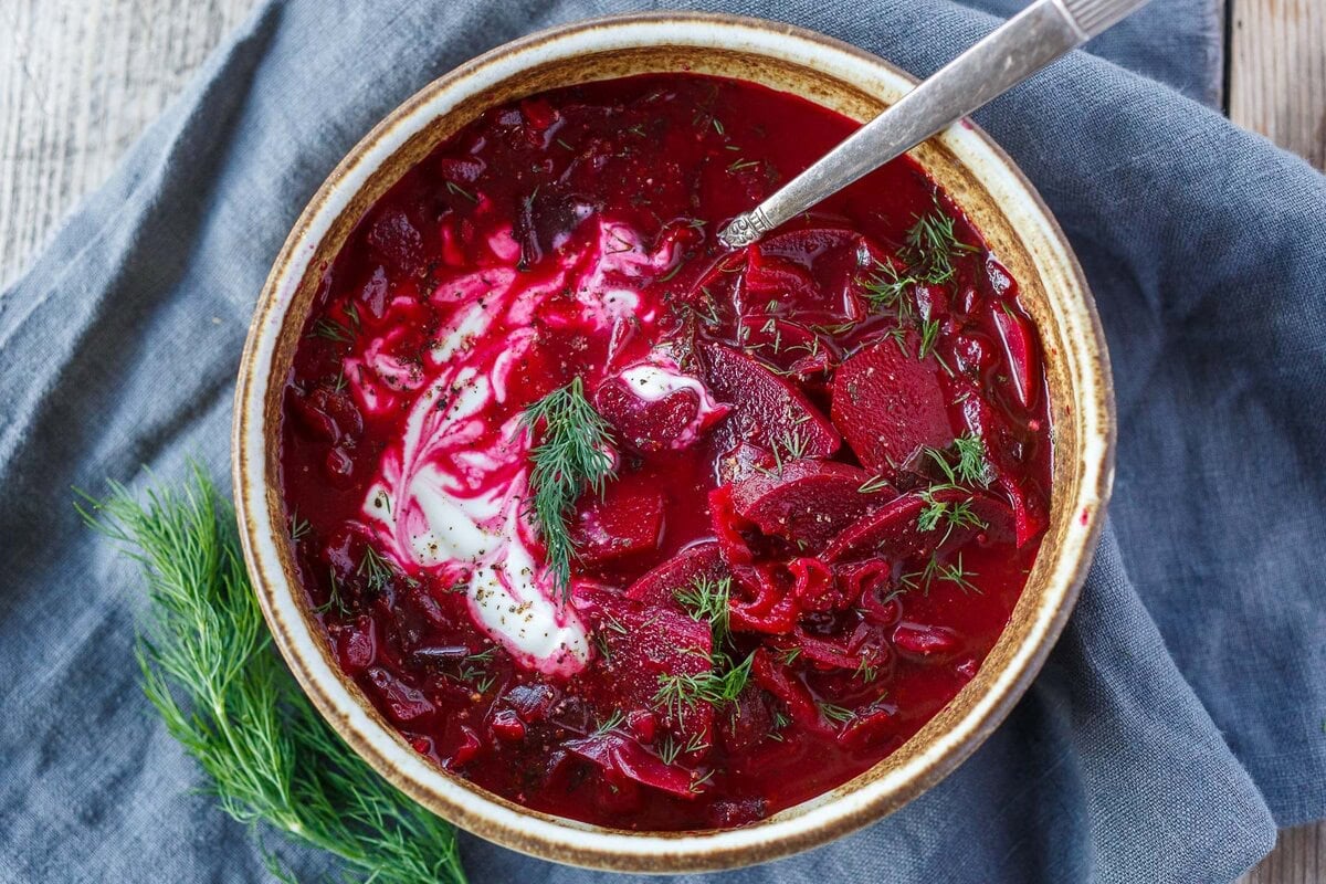 Recette de bortsch traditionnel russe