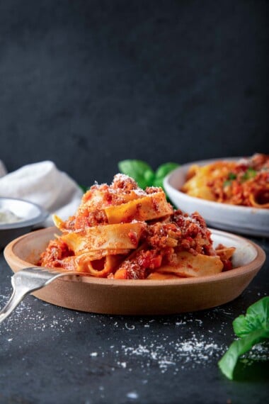 A rich, slow-simmered Classic Bolognese sauce perfect for Sunday supper-deeply flavorful, soulful, and worth the wait.