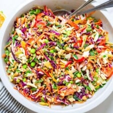Thai Salad Recipe with Peanut Dressing