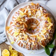 Vegan Lemon Bundt Cake Recipe