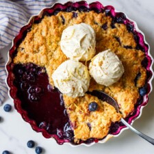 Easy Blueberry Cobbler Recipe