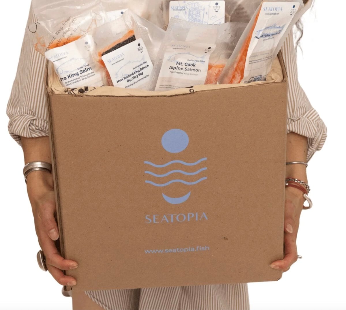 A Seatopia Box full of fish.