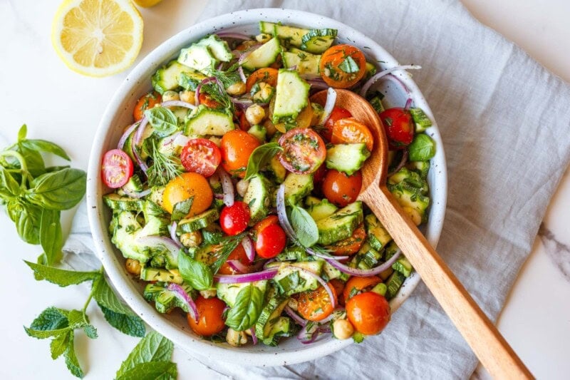 zucchini salad recipe