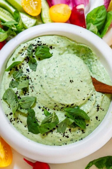 whipped cottage cheese recipe in a bowl.