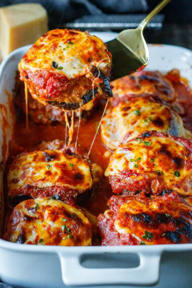 Crispy Eggplant Parmesan—Without the Frying!