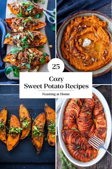 Celebrate sweet potato season with these 25 Sweet Potato Recipes-from cozy curries and soups to hearty bowls, colorful salads, and flavorful fall dinners.